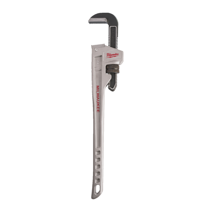 Milwaukee aluminum adjustable pipe wrench, 600 mm