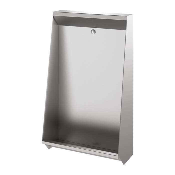 Individual trough urinal L, recessed, length 600 mm