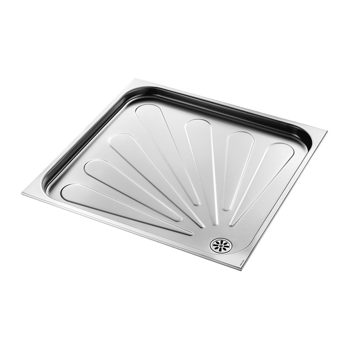 Plato de ducha para empotrar, 800 × 800 mm