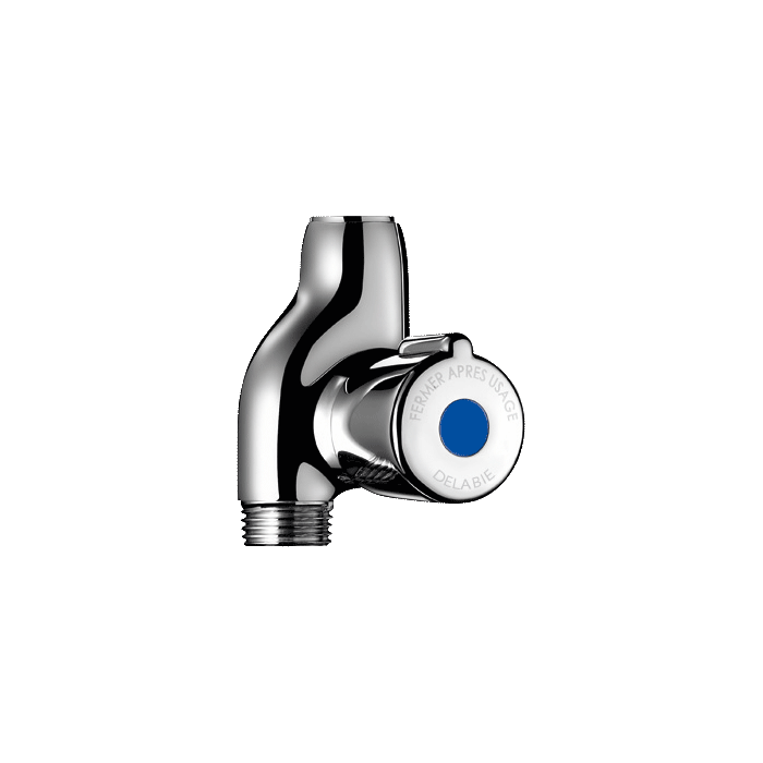 DELABIE 1/2″ stopcock, with integrated anti-pollution backflow preventer