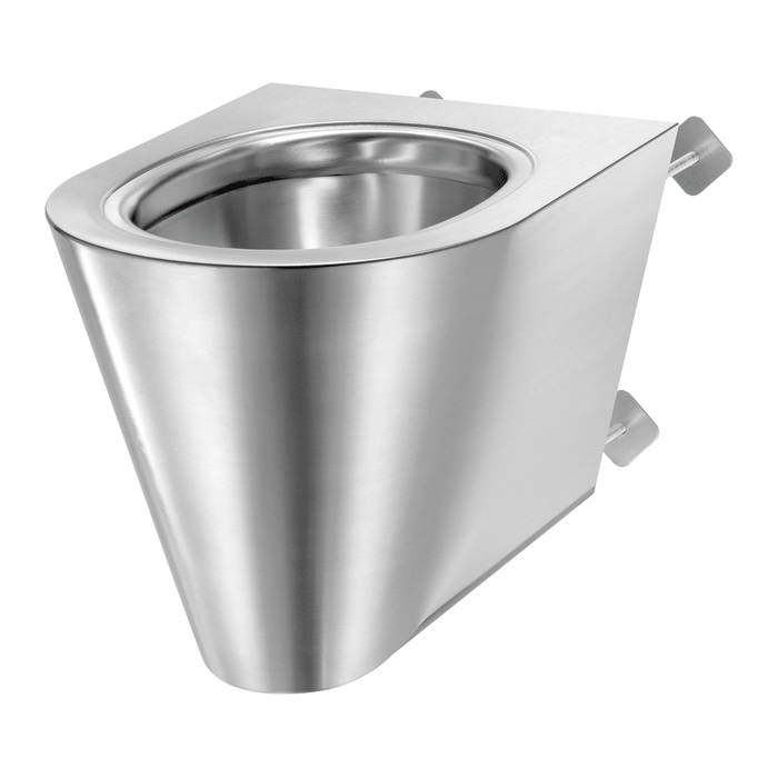 Wand-WC DELABIE S21 S TC, Hinterwandmontage, vandalensicher