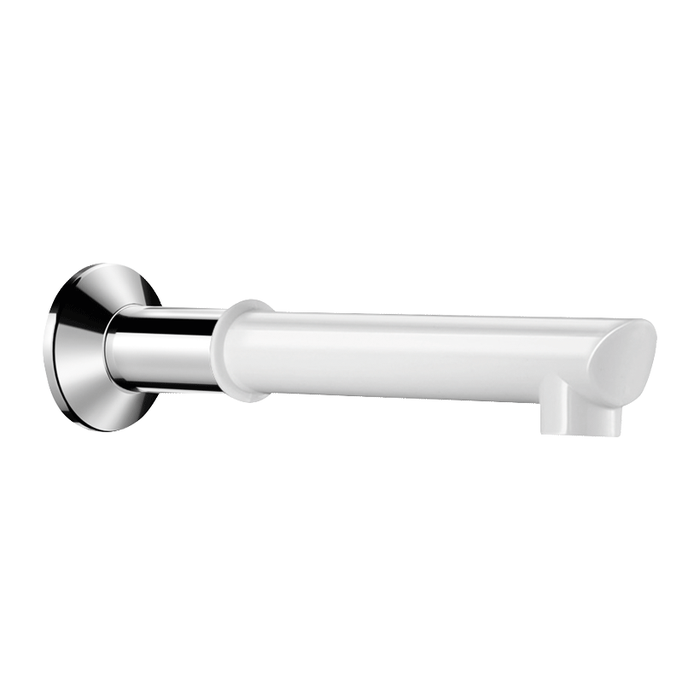 Miscelatore a parete per lavabo con bocca monouso a scatto in Hostaform® DELABIE BIOCLIP
