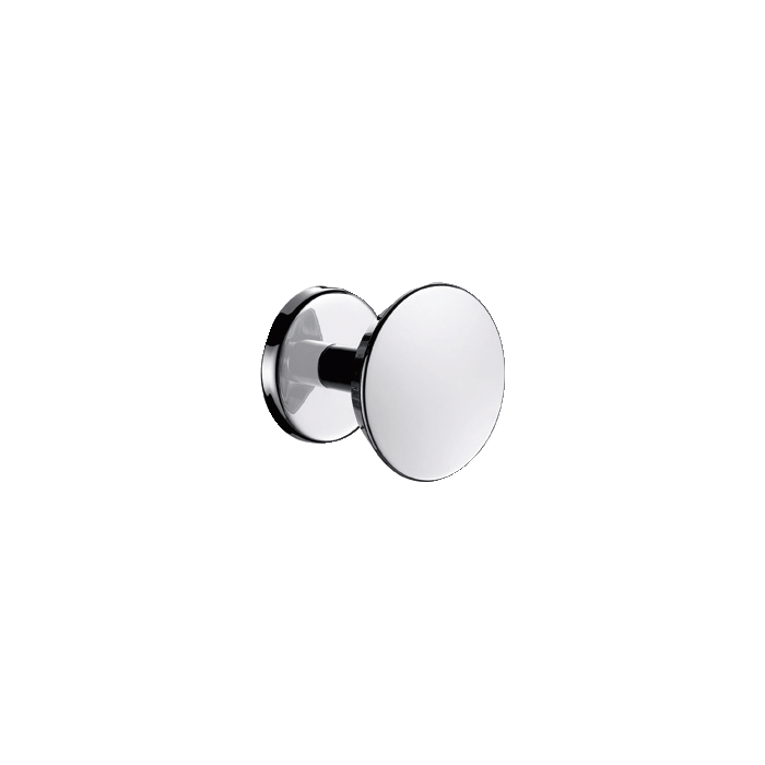 Cabide de parede DELABIE, 1 gancho, inox brilhante e cromado