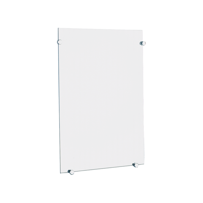 DELABIE wall-mounted rectangular glass mirror, dimensions 360 x 480mm