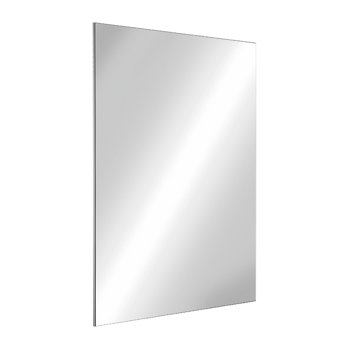 Nerozbitné zrcadlo DELABIE, rozměry 485 × 585 × 10 mm, leštěný nerez