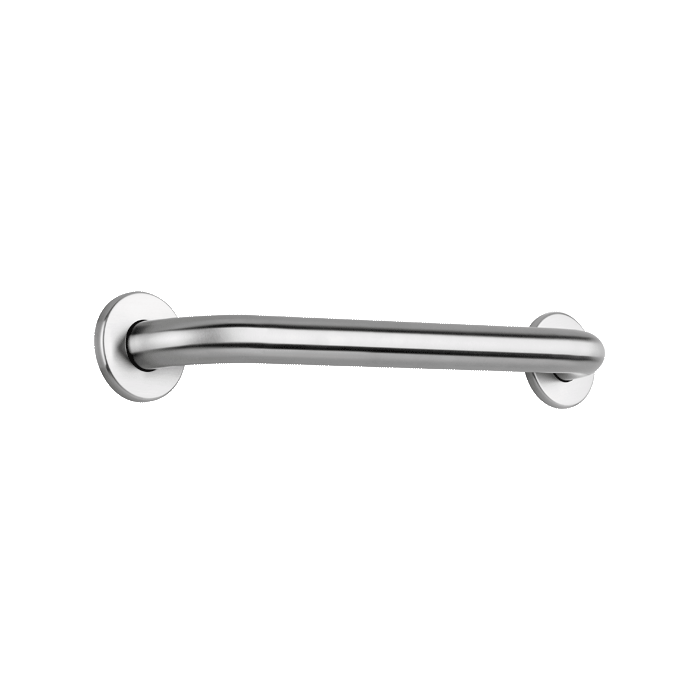 Lige støttegreb DELABIE Basic for handicappede, Ø32, afstand 400 mm, satin rustfri stål