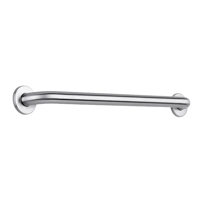 Lige støttegreb DELABIE Basic for handicappede, Ø32, afstand 600 mm, satin rustfri stål