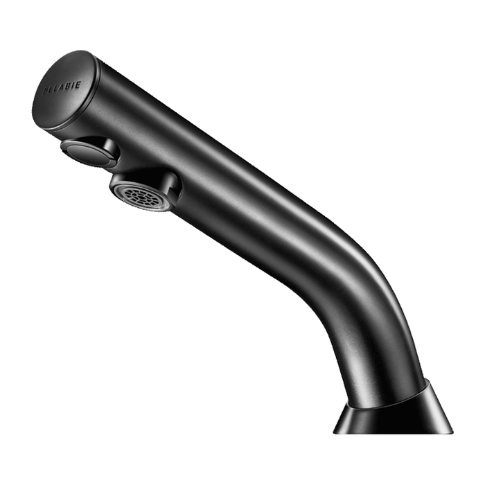 DELABIE BLACK BINOPTIC deck-mounted electronic tap, M3/8