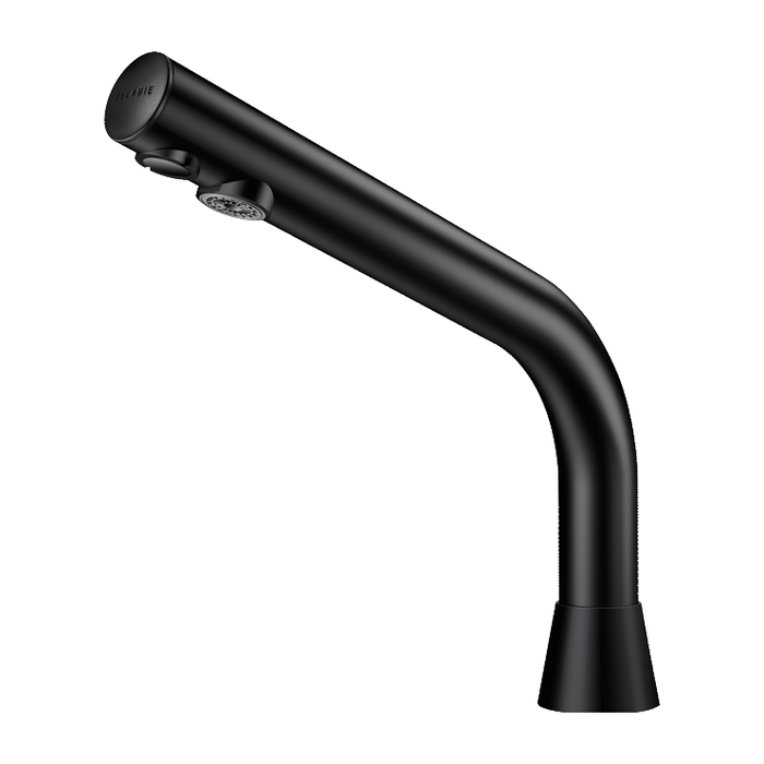 DELABIE BLACK BINOPTIC deck-mounted electronic tap, M3/8