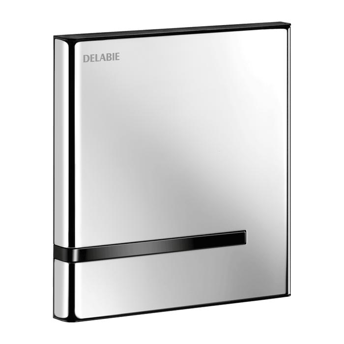 DELABIE TEMPOMATIC 4 control plate for urinals, 230/6V mains supply, bright stainless steel