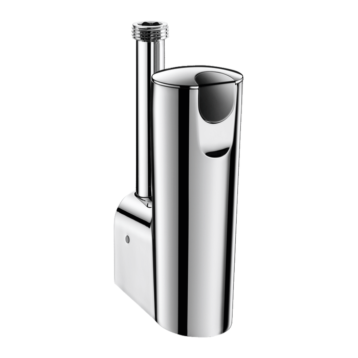 Utanpåliggande elektronisk spolventil för urinal DELABIE TEMPOMATIC 4, Z1/2″, rakt inlopp, med integrerade CR123 6 V-batterier