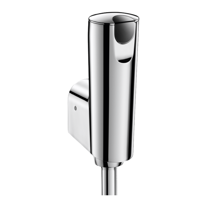 Наружный электронный смывной клапан для писсуара DELABIE TEMPOMATIC 4, Z1/2″, угловой подвод 30 мм, питание от встроенных батареек CR123 6 В
