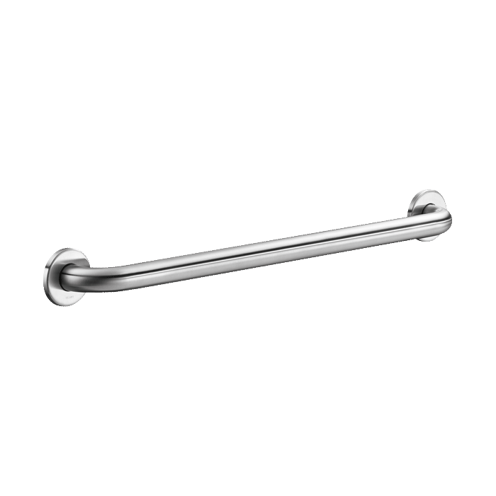 DELABIE straight grab bar for people with disabilities, Ø32, length 600mm, satin stainless steel