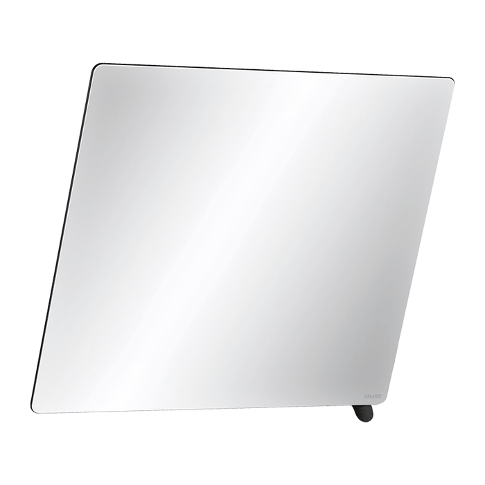 Espejo basculante DELABIE para personas con discapacidad, con asa de ABS negro, 600 × 500 mm