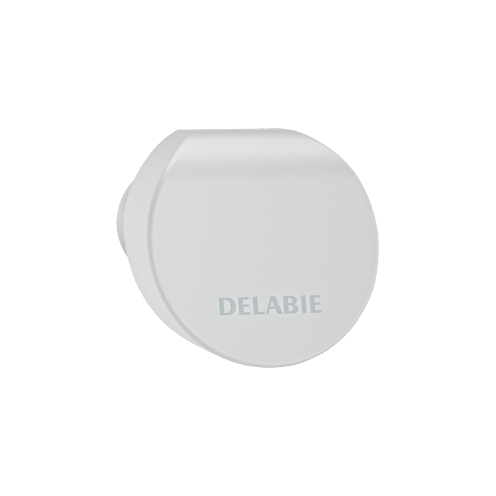 DELABIE Be-Line® wall-mounted coat/towel hook, matte white epoxy aluminium