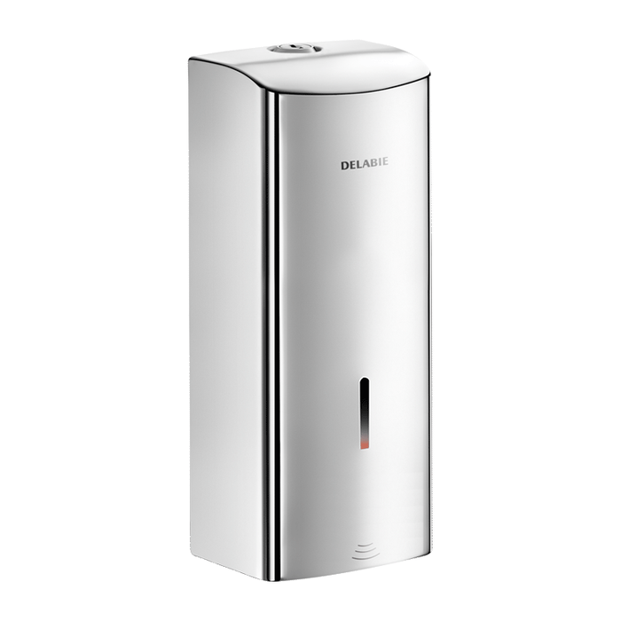 Dispensador de sabão líquido eletrónico 1 L DELABIE, inox brilhante