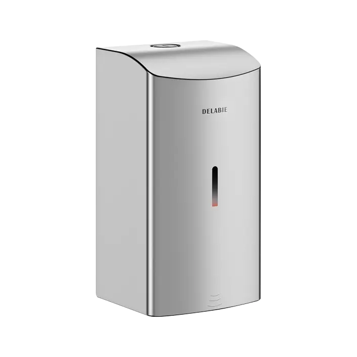 DELABIE 500ml electronic liquid soap dispenser, satin stainless steel