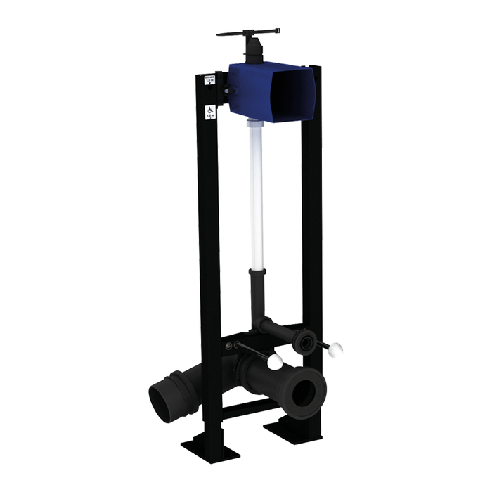 Zelfdragend inbouwframe voor WC DELABIE TEMPOFIX 3, W3/4″, afvoer Ø110, compatibel met producten met 230/6 V netvoeding