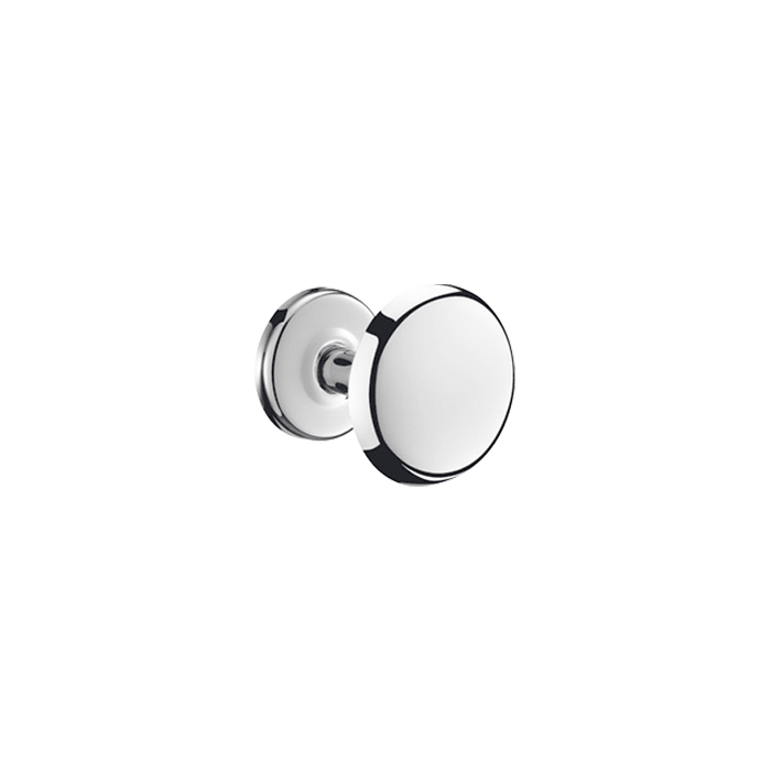 DELABIE Hypereco wall-mounted coat hook, 1 knob, bright stainless steel