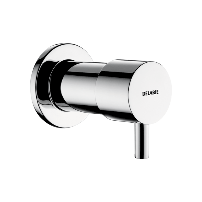 Distributore di sapone a muro DELABIE, senza serbatoio, inox lucido