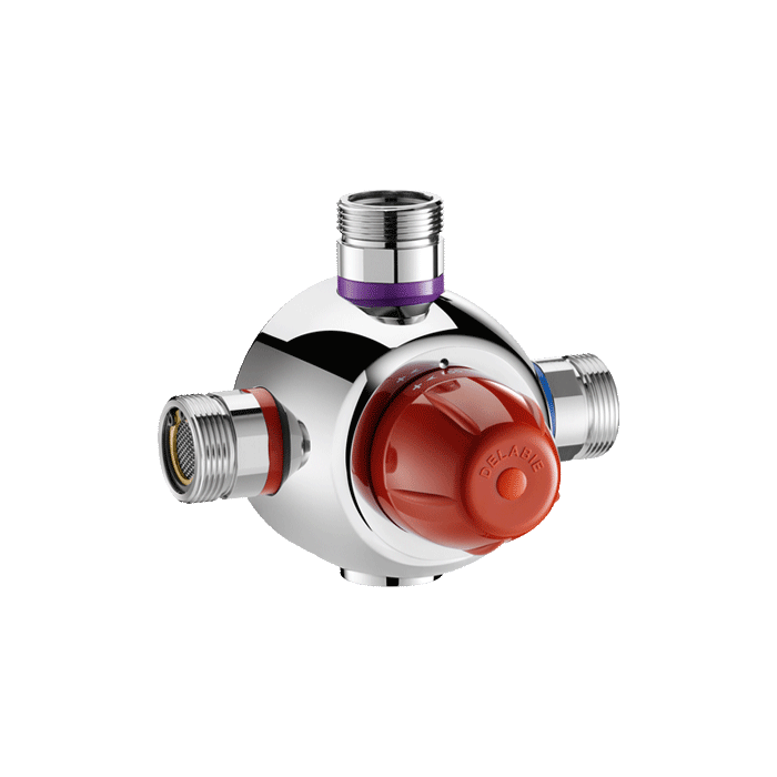 Centralny mieszacz termostatyczny DELABIE PREMIX SECURIT, Z3/4″, 55 L/min