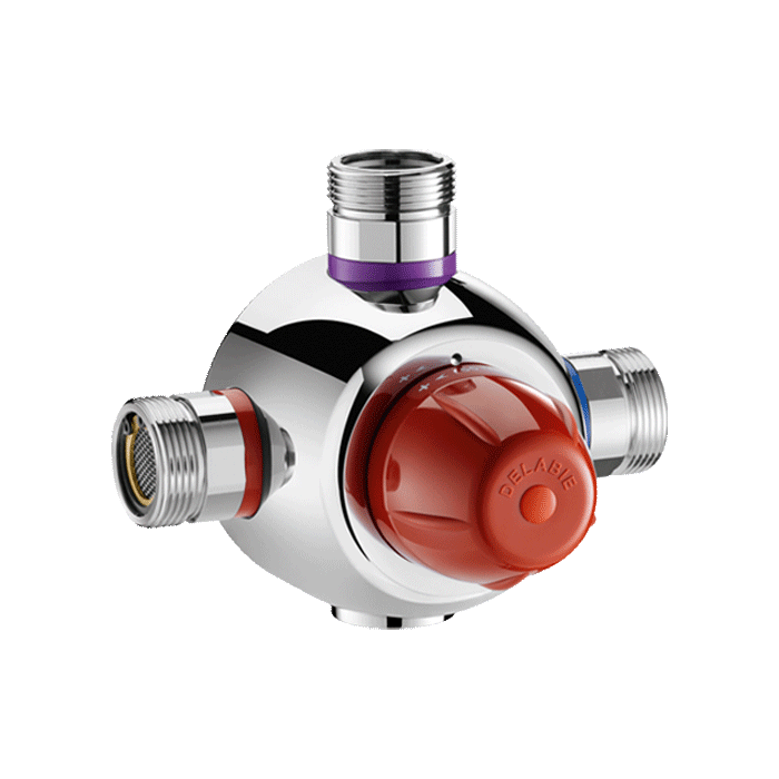 Centralny mieszacz termostatyczny DELABIE PREMIX SECURIT, Z1″1/4, 140 L/min