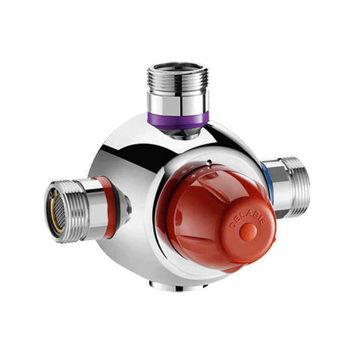 Centralny mieszacz termostatyczny DELABIE PREMIX SECURIT, Z1″1/2, 190 L/min