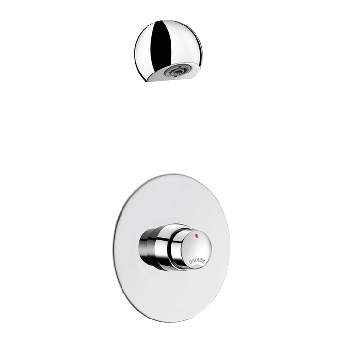 DELABIE TEMPOSOFT 2 concealed time flow shower set, 1/2