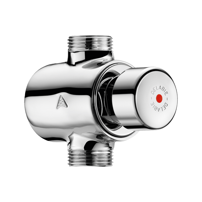 DELABIE TEMPOSTOP surface-mounted time flow shower valve, M3/4