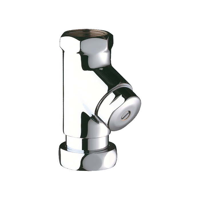 Straight stopcock and flow regulator for DELABIE WC flush fittings, F1
