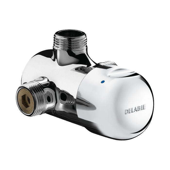 DELABIE TEMPOMIX surface-mounted time flow shower mixer, M3/4