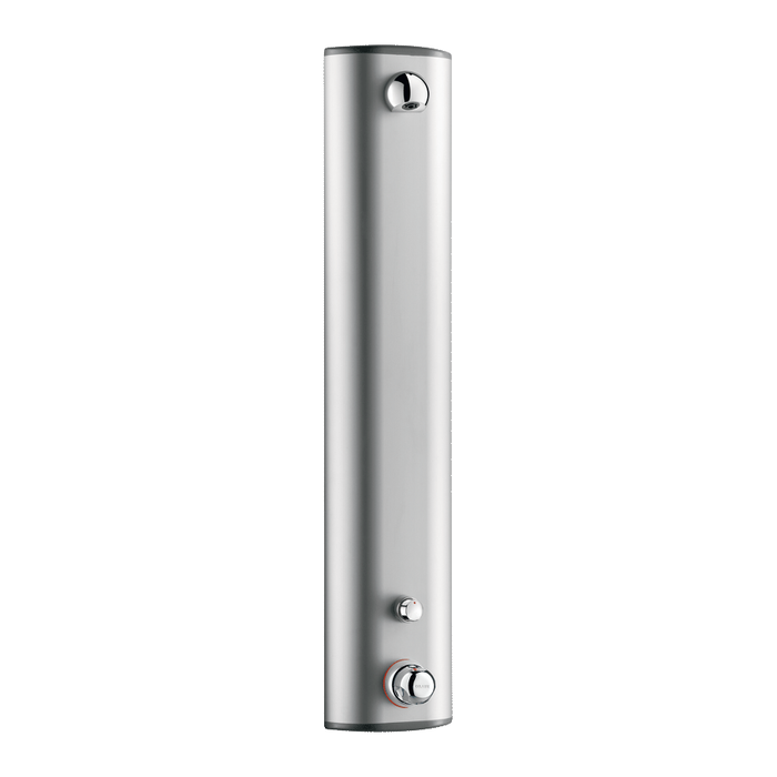 DELABIE SECURITHERM time flow thermostatic shower panel, top inlet M1/2