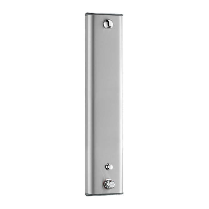 DELABIE SECURITHERM time flow thermostatic shower panel, top inlet M1/2