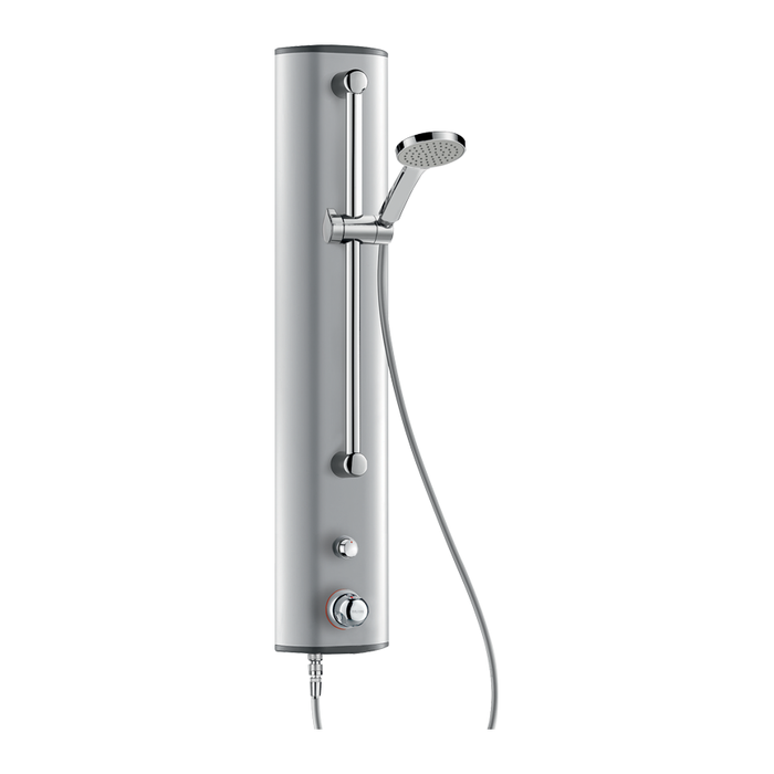 DELABIE SECURITHERM time flow thermostatic shower panel, top inlet M1/2
