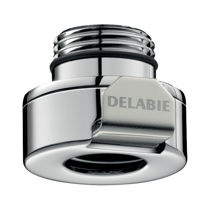 Conexión rápida DELABIE BIOFIL, M16,5/100, para filtro en forma de cabezal para lavabo