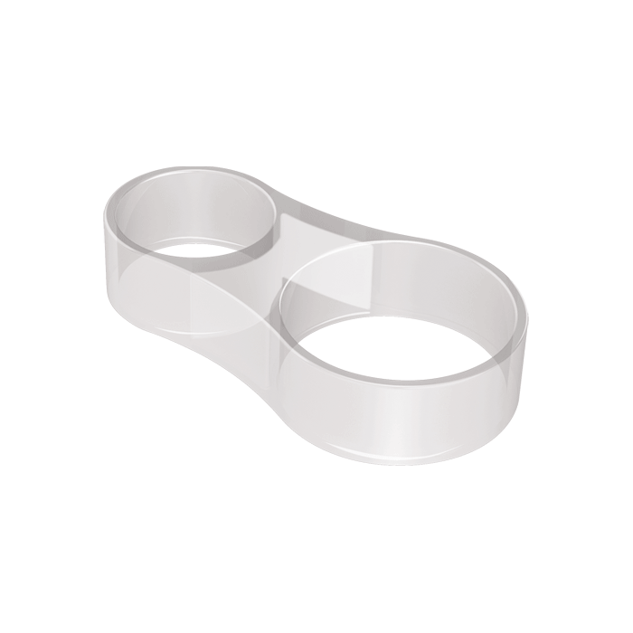 Anillo DELABIE para evitar la caída de la ducha de mano, para barra Ø25 o Ø35 mm