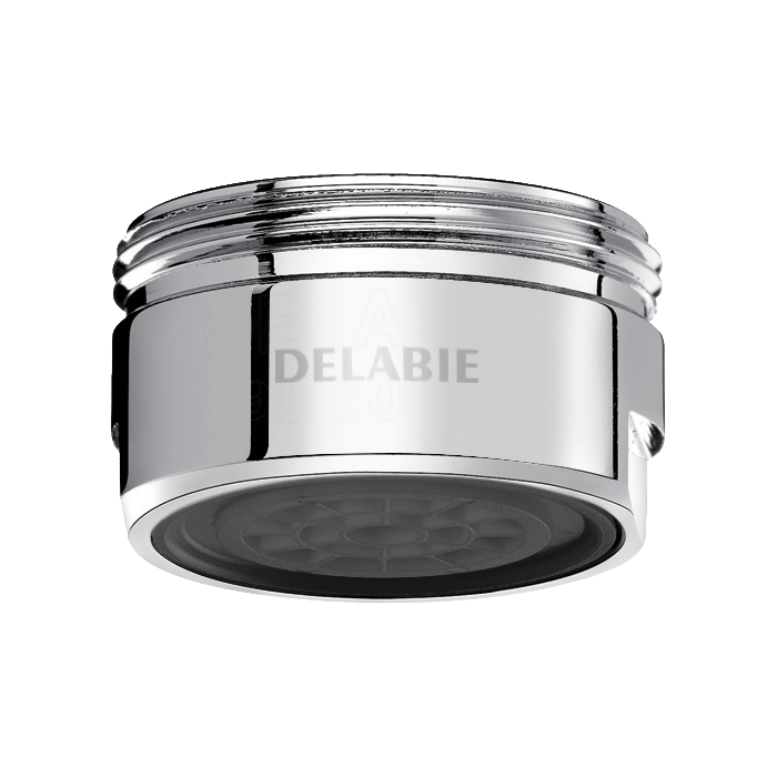 Brise-jet anti-tartre DELABIE EKO, avec réglage de débit, M24, 2 pièces