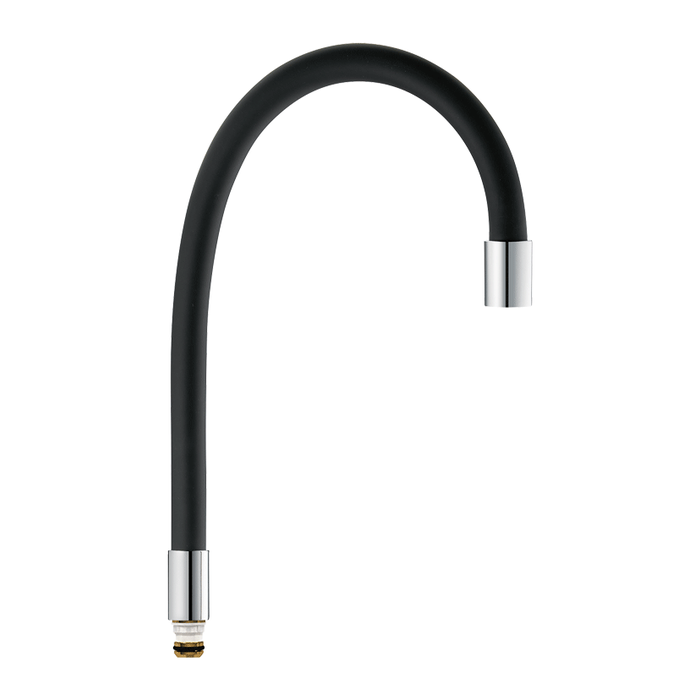 Flexible spout for DELABIE mixer model no. 2526T2, black