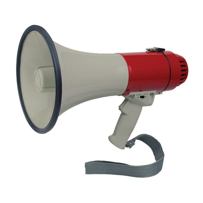Megaphone LALIZAS with siren, range 400m