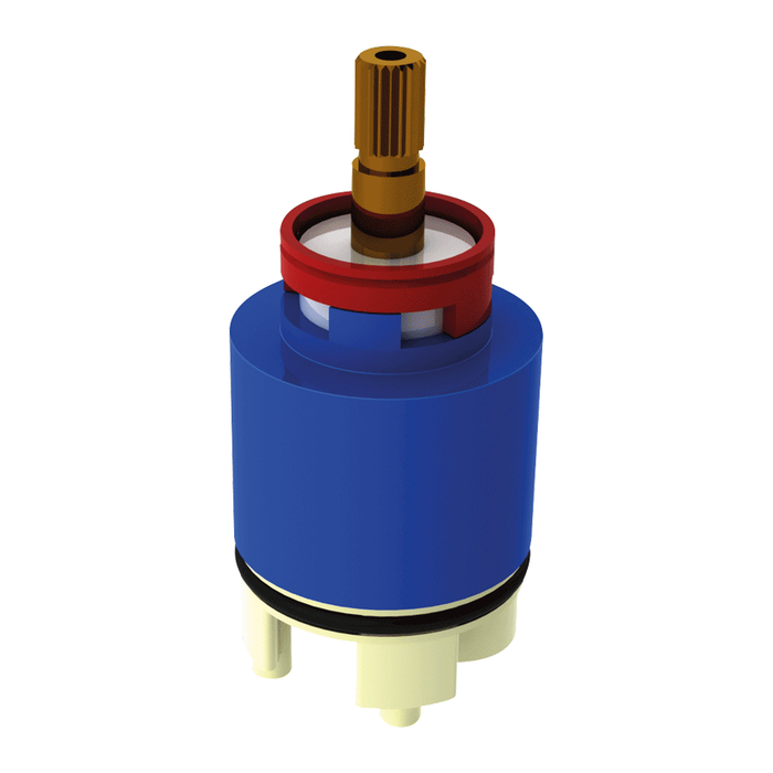 Sequential ceramic head Ø35 DELABIE, with base, for basin mixers series no. 2436 and 2436S