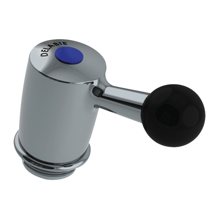Cartucho de disco com manípulo para água fria DELABIE, 1/2 volta, para torneiras gastronómicas