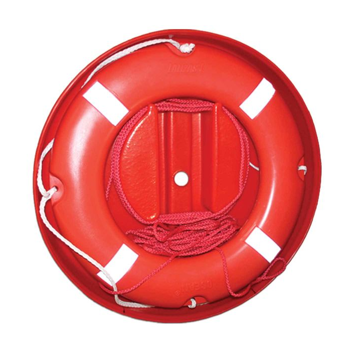 Lifebuoy set LALIZAS SOLAS 75 cm with rope, in container