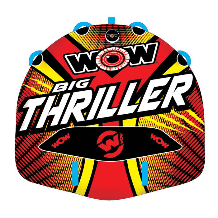 Boia rebocável para barcos WOW BIG THRILLER para duas pessoas, 152 × 142 cm