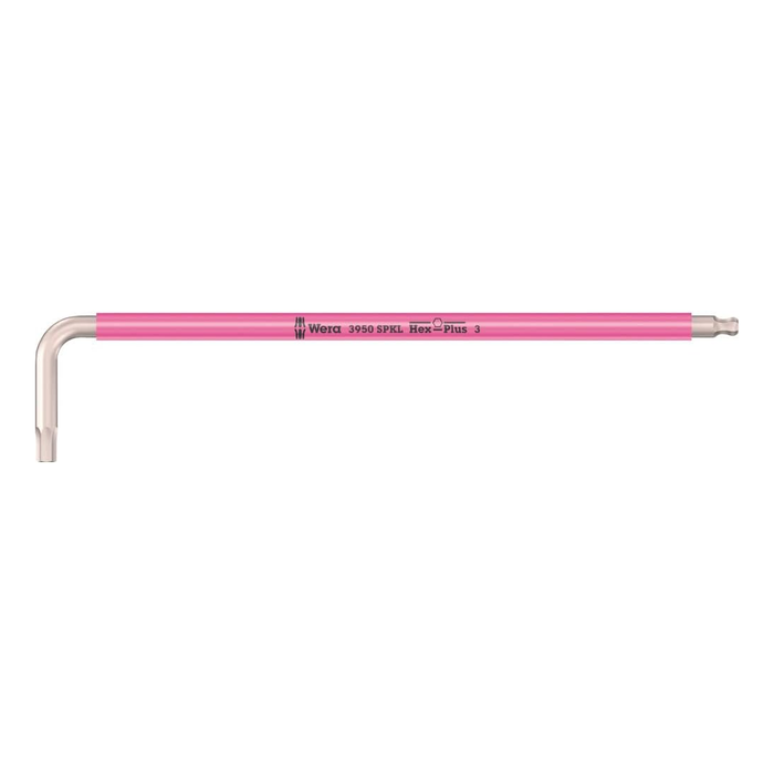 Chiave esagonale Wera 3950 SPKL Multicolour in acciaio inox con estremità a sfera 3.0 mm