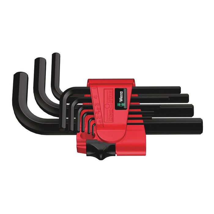 Wera 950/9 Hex-Plus 7 Hex Key Set, BlackLaser