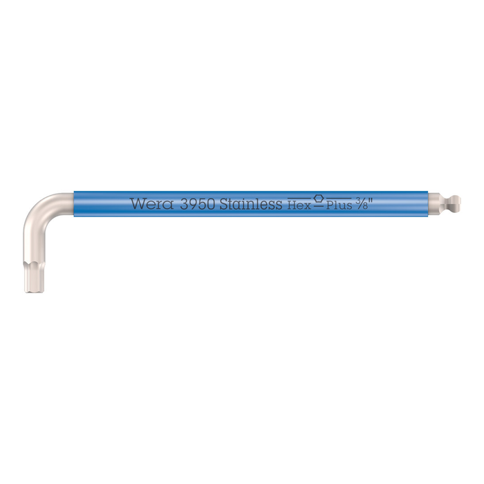 Wera 3950 PKL Multicolour stainless steel L-key with ball end 3/8˝