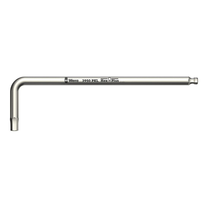 Klucz trzpieniowy ze stali nierdzewnej z kulką Wera 3950 PKL 3,0 mm