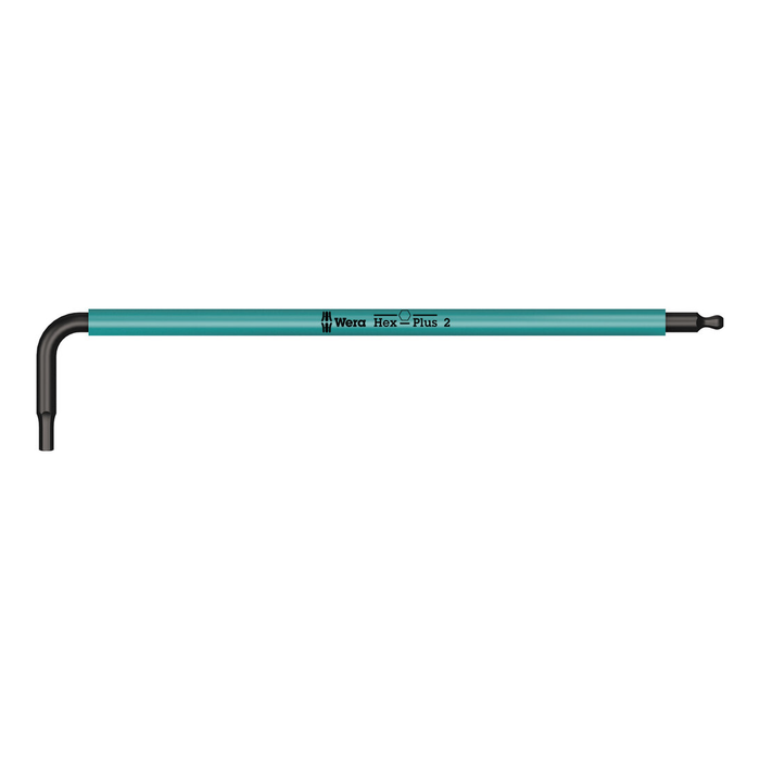 Wera 950 SPKL Multicolour lang vinkelnøgle med kuglehoved 2,0 mm