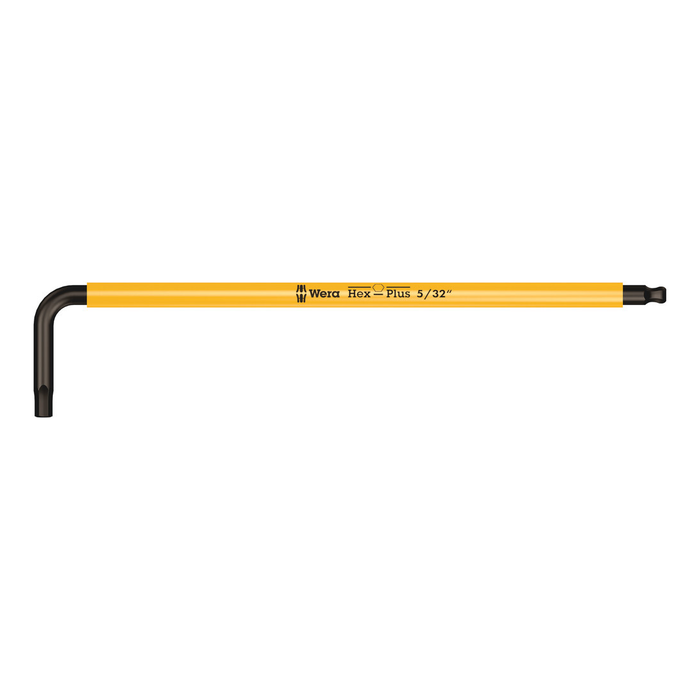 Chave L longa Wera 950 SPKL Multicor com ponta esférica 5/32″