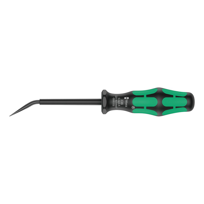 Attrezzo di azionamento per morsettiere (gabbie a molla) Wera Kraftform 338, 3.5 × 0.6 × 81 mm